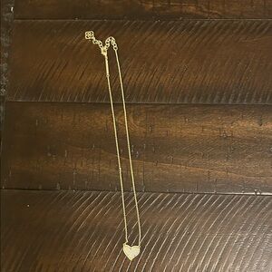 Kendra Scott Gold Heart Necklace